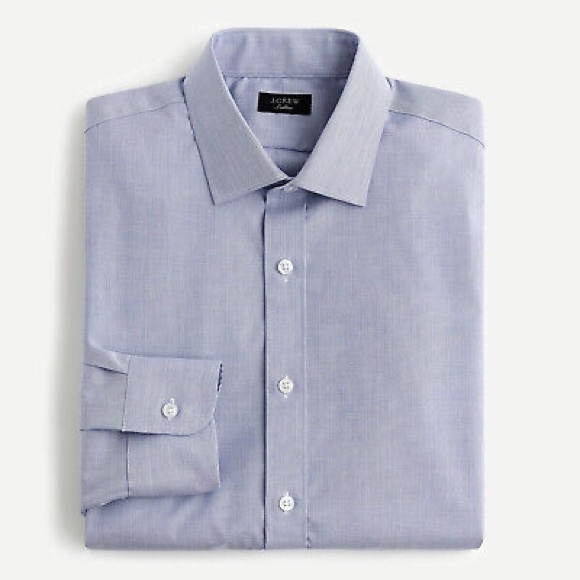 J. Crew Other - NEW J.Crew Men's Ludlow Stretch Cotton Dress Shirt Fairweather Blue 17.5/36‎